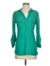 Splendid 100% Rayon Green 3/4 Sleeve Blouse Size XS - photo 1