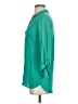 Splendid 100% Rayon Green 3/4 Sleeve Blouse Size XS - photo 5