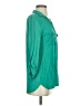 Splendid 100% Rayon Green 3/4 Sleeve Blouse Size XS - photo 4
