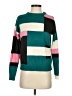 Noisy May Color Block Green Pullover Sweater Size XS - photo 1