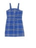 Justice Plaid Blue Dress Size 7 - photo 2