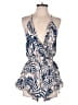 Ron Jon Surf Shop 100% Rayon Tropical Blue Romper Size L - photo 1