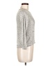 Rumi + Ryder Metallic Gray Pullover Sweater Size M - photo 4