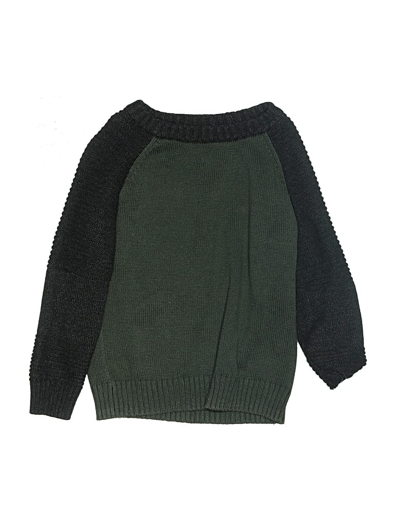 Pre-owned Rumi + Ryder Kids' Pullover Sweater In Green
