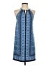 Max Studio Paisley Blue Casual Dress Size XS - photo 1