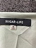 Sugar Lips 100% Polyester Green 3/4 Sleeve Blouse Size M - photo 3