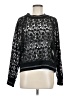 Zara Metallic Black Pullover Sweater Size M - photo 1