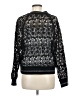 Zara Metallic Black Pullover Sweater Size M - photo 2
