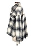 La Miel Plaid Ivory Long Sleeve Button-Down Shirt Size L - photo 5