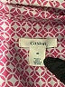 Caslon 100% Cotton Houndstooth Pink Long Sleeve Button-Down Shirt Size M - photo 7