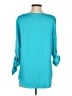 Ann Taylor 100% Polyester Teal 3/4 Sleeve Blouse Size XS - photo 2