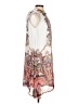 Donna Ricco 100% Polyester Paisley White Casual Dress Size 2 - photo 4