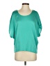 Ann Taylor 100% Polyester Teal Short Sleeve Blouse Size XS - photo 1
