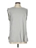 Fabletics Silver Sleeveless T-Shirt Size L - photo 1