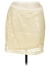 Joe Fresh 100% Polyester Gold Ivory Formal Skirt Size M - photo 1