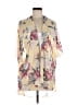 Active USA 100% Polyester Ivory Kimono Size S - photo 1