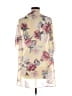 Active USA 100% Polyester Ivory Kimono Size S - photo 2