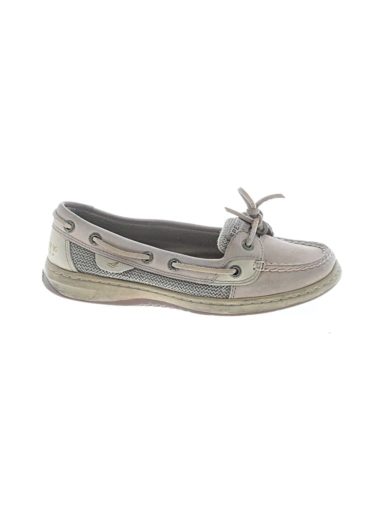 Pre-owned Sperry Top-sider® Flats Tan Shoes In Brown