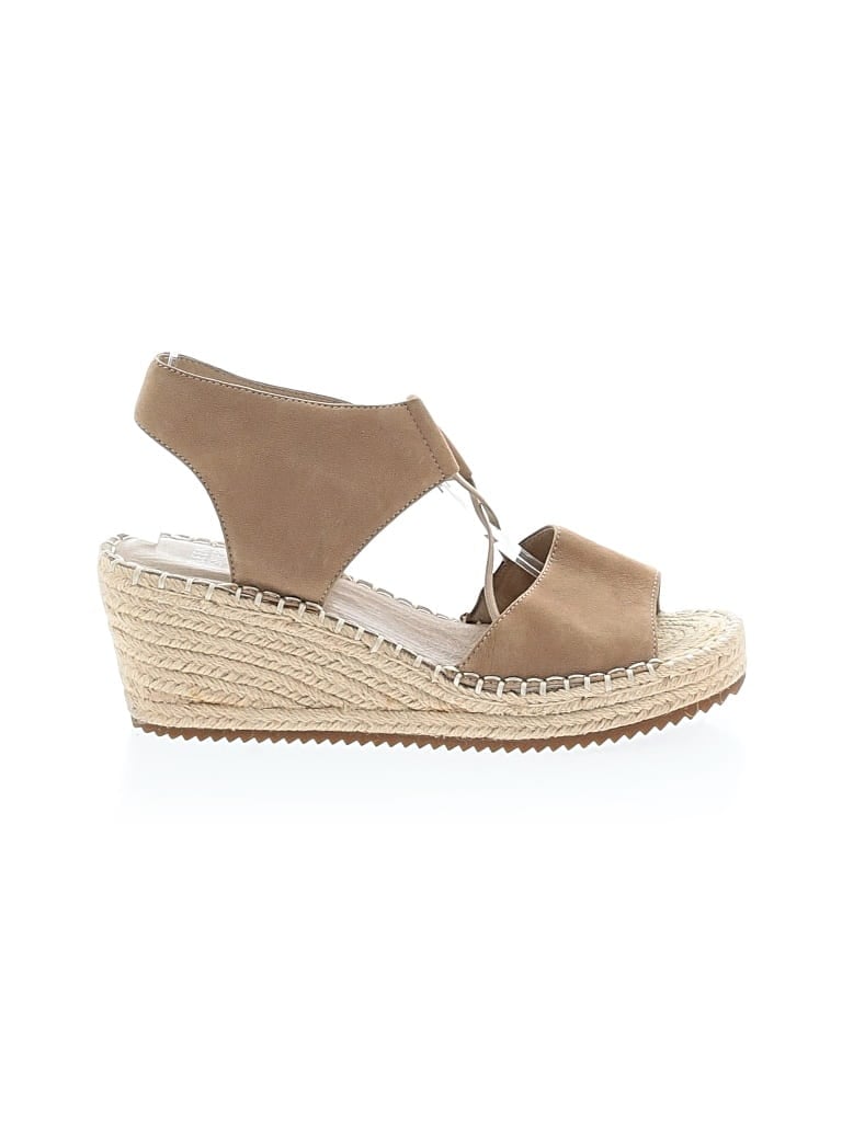Pre-owned Eileen Fisher Wedges In Brown