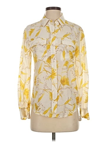 a loves a Long Sleeve Silk Top (view 1)