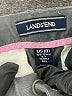 Lands' End Solid Teal Gray Khakis Size 8 - photo 3