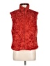 Sisters 100% Polyester Red Faux Fur Vest Size M - photo 1