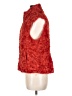 Sisters 100% Polyester Red Faux Fur Vest Size M - photo 5