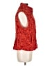 Sisters 100% Polyester Red Faux Fur Vest Size M - photo 4