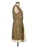 W118 by Walter Baker 100% Polyester Paisley Tan Casual Dress Size S - photo 4