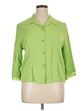 Cynthia Max 3/4 Sleeve Button Down Shirt