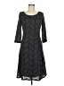 Sharagano Chevron-herringbone Gray Casual Dress Size 6 - photo 1