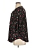 Torrid 100% Polyester Floral Black 3/4 Sleeve Blouse Size 1X Plus (1) - photo 5