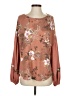 wonderly Floral Brown Pullover Sweater Size S - photo 1