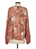 wonderly Floral Brown Pullover Sweater Size S - photo 2