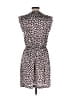 Ann Taylor LOFT 100% Polyester Animal Print Brown Casual Dress Size S - photo 2