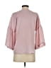 TWO by Vince Camuto 100% Polyester Pink 3/4 Sleeve Blouse Size XXS - photo 2