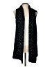 Kensie 100% Polyester Marled Tweed Black Sweater Vest Size L - photo 1