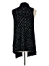 Kensie 100% Polyester Marled Tweed Black Sweater Vest Size L - photo 2