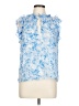 Intermix 100% Viscose Blue Sleeveless Blouse Size L - photo 1
