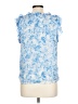 Intermix 100% Viscose Blue Sleeveless Blouse Size L - photo 2