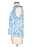 Intermix 100% Viscose Blue Sleeveless Blouse Size L - photo 5