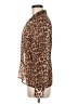 Jaclyn Smith Animal Print Brown Long Sleeve Blouse Size 6 - photo 5
