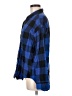 Old Navy 100% Cotton Plaid Blue Long Sleeve Button-Down Shirt Size M - photo 5