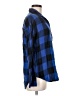 Old Navy 100% Cotton Plaid Blue Long Sleeve Button-Down Shirt Size M - photo 4
