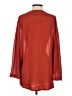 BLOUSE 100% Polyester Red Long Sleeve Blouse Size S - photo 2