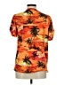 Unbranded Tropical Orange Short Sleeve Henley Size M - photo 2