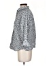 Unbranded Animal Print Gray Black 3/4 Sleeve Button-Down Shirt Size S (estimated) - photo 5