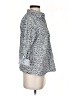 Unbranded Animal Print Gray Black 3/4 Sleeve Button-Down Shirt Size S (estimated) - photo 4