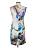 Ann Taylor Graphic Gray Cocktail Dress Size 2 (petite) - photo 2