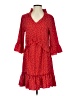 Unbranded 100% Polyester Polka Dots Red Casual Dress Size S - photo 1